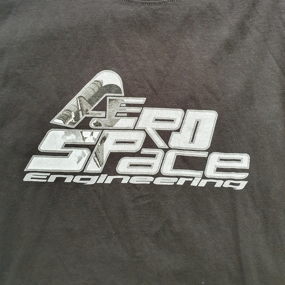 Aero Space Engineering Graphic Short Sleeve Tee, S - Picture 3 of 5